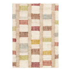 Mosaic Multi Handwoven Jute Rug