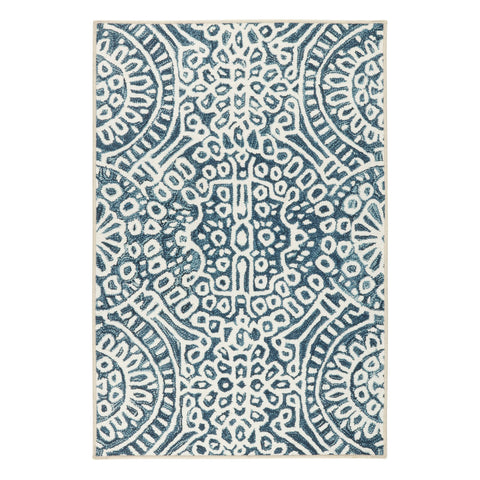 Temple Ink Machine Washable Rug