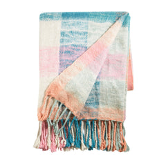 Pippa Plaid Throw | Multi
