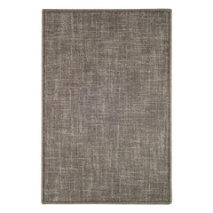 Crosshatch Charcoal Hand Micro Hooked Wool Custom Rug