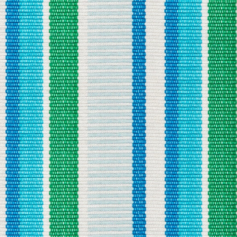 Always Greener Cobalt/Green Machine Washable Rug Swatch