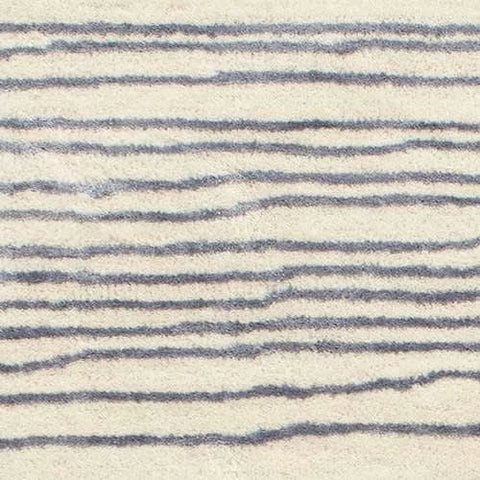 Striae Pewter Blue Hand Tufted Wool Rug Swatch