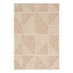 Ojai Wheat Hand Loom Knotted Cotton Rug