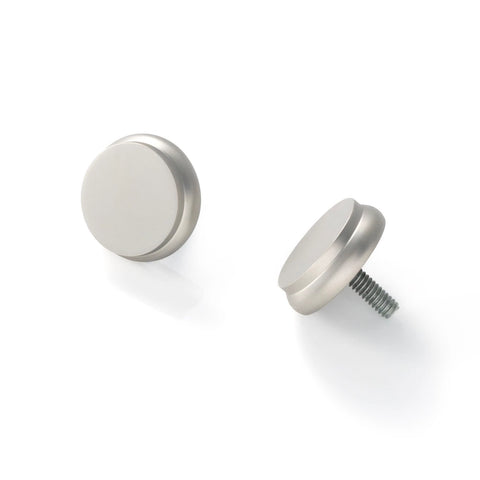 End Cap Satin Nickel Finials