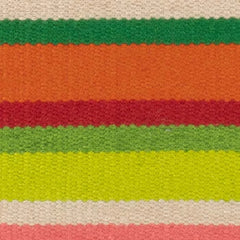 Seed Stitch Stripe Spring Handwoven Indoor/Outdoor Rug Swatch