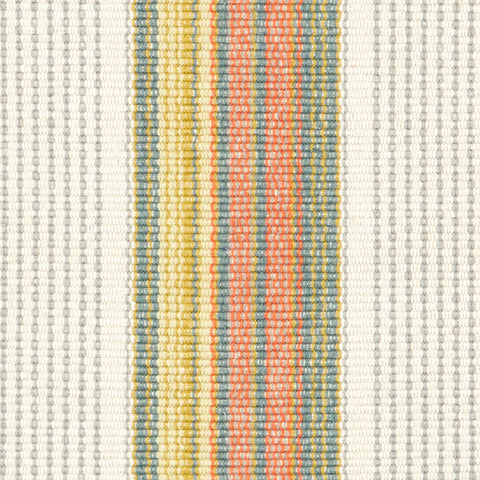 Sloane Stripe Sprout Handwoven Cotton Rug Swatch