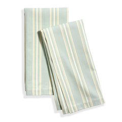 Winter Stripe Sky Tea Towel Set of 2