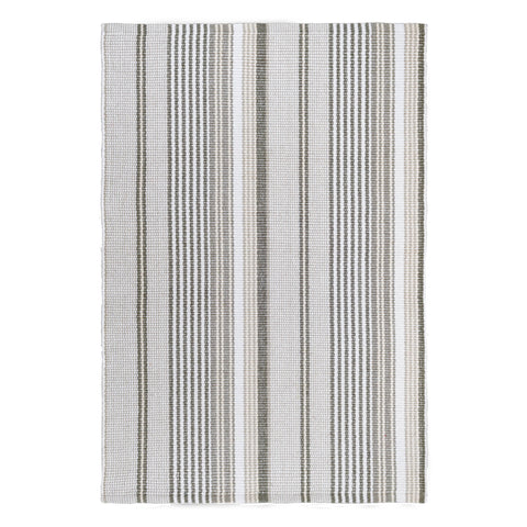 Gradation Ticking Handwoven Indoor/Outdoor Rug