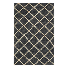 Kali Black Handwoven Jute Rug