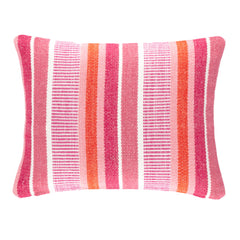 Always Greener Pink/Orange Indoor/Outdoor Decorative Pillow Cover