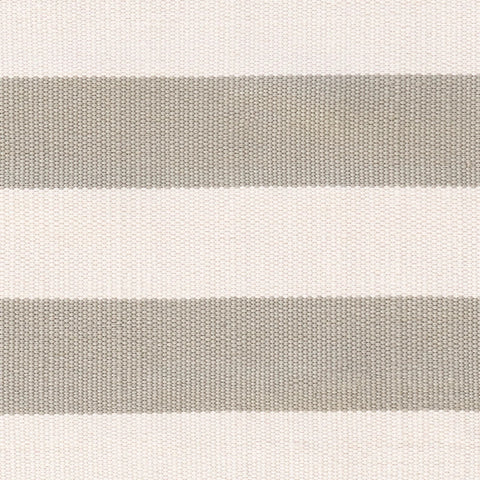 Catamaran Stripe Platinum/Ivory Handwoven Indoor/Outdoor Rug Swatch