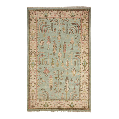 Athens Sky Hand Knotted Wool Rug