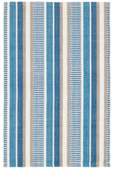 Always Greener Handwoven Indoor/Outdoor Rug | Navy/French Blue