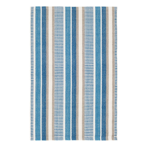 Always Greener Navy/French Blue Handwoven Indoor/Outdoor Rug