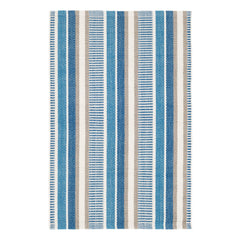 Always Greener Navy/French Blue Handwoven Indoor/Outdoor Rug