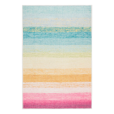 Watercolor Horizon Multi Machine Washable Rug