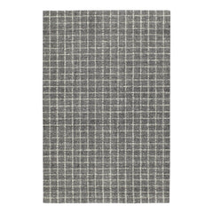 Conall Grey Hand Micro Hooked Wool Rug