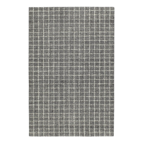 Conall Grey Hand Micro Hooked Wool Rug