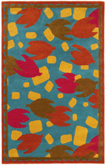Happy Flower Hand Tufted Wool Rug | Autumn
