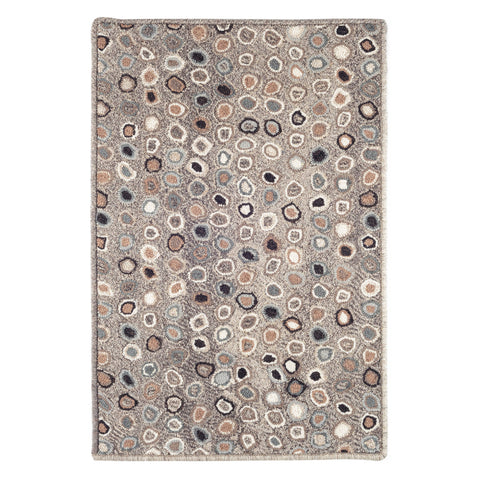 Cat's Paw Grey Hand Micro Hooked Wool Custom Rug