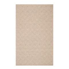 Geo Diamond Natural/Ivory Handwoven Wool Rug