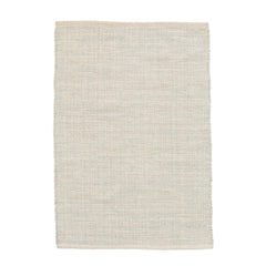 Marled Light Blue Handwoven Cotton Rug