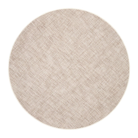 Crosshatch Ivory Hand Micro Hooked Wool Rug