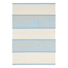 La Mirada Asiatic Blue Handwoven Cotton Rug