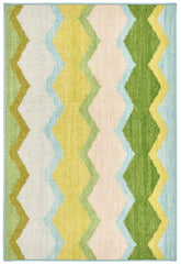 Safety Net Machine Washable Rug | Green