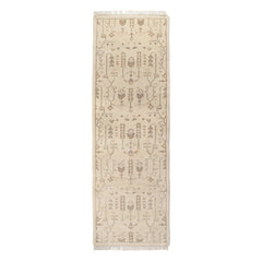 Dara Cream Hand Knotted Wool Rug