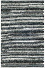 Francisco Handwoven Cotton Rug | Black