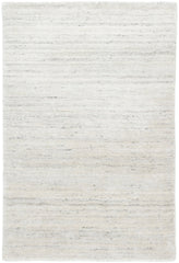 Nordic Hand Loom Knotted Performance Rug | White