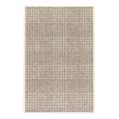 Checkers Flint Woven Wool Custom Rug