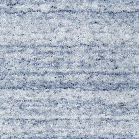 Nordic Blue Hand Loom Knotted Performance Rug Swatch