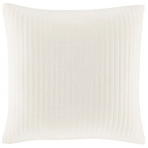 Cozy Cotton Ivory Quilted Sham