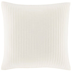 Cozy Cotton Ivory Quilted Sham