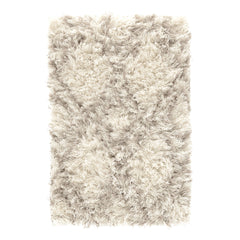 Moroccan Diamond Grey Handwoven Performance Rug