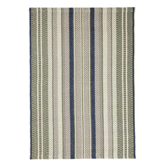 Bay Stripe Handwoven Cotton Rug