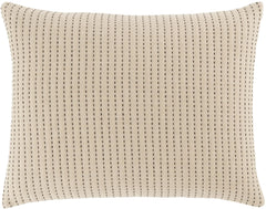 Pick Stitch Natural Matelasse Sham