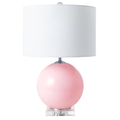 On the Ball Pink Table Lamp