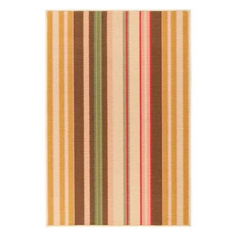 Sienna Stripe Multi Machine Washable Rug