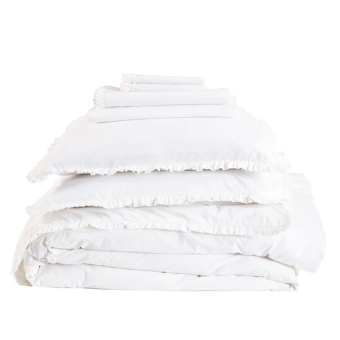 Classic Ruffle White Core Bedding Bundle