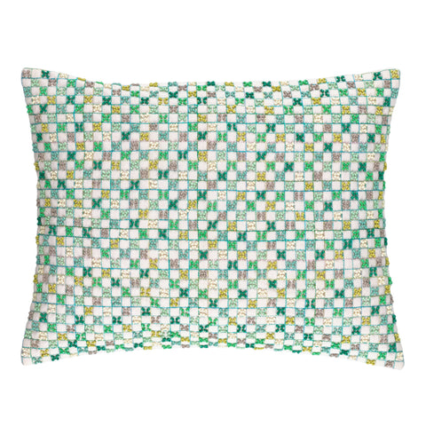 Linden Embroidered Decorative Pillow Cover