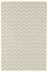 Happy Chevron Woven Indoor/Outdoor Custom Rug | Sage