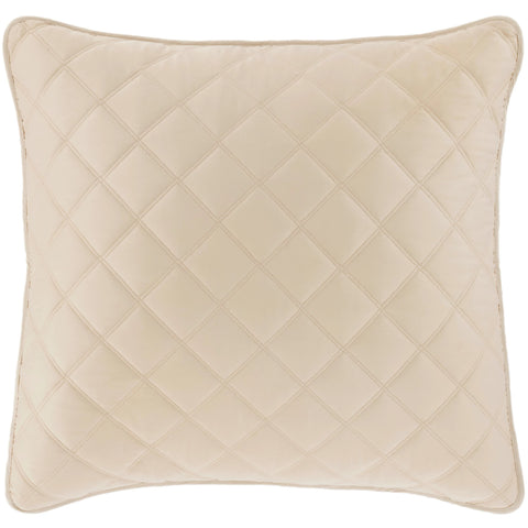 Quilted Silken Solid Sand Sham