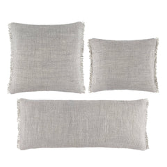 Griffin Linen Grey Decorative Pillow Cover