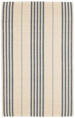 Conway Handwoven Cotton Rug | Blue