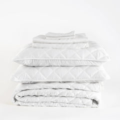 Silken Solid White Core Bedding Bundle