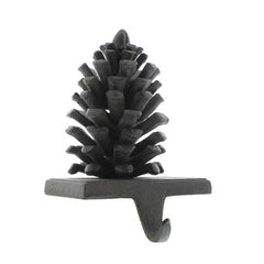 Brown Pinecone Stocking Holder